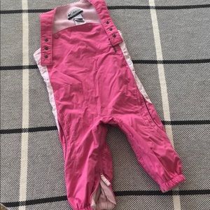 2T pink Columbia Snow Bib
